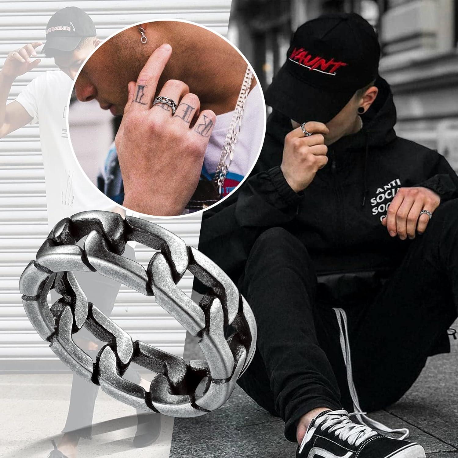 Anillo Celta Vintage para Hombre ChainsProMax, Acero Inoxidable