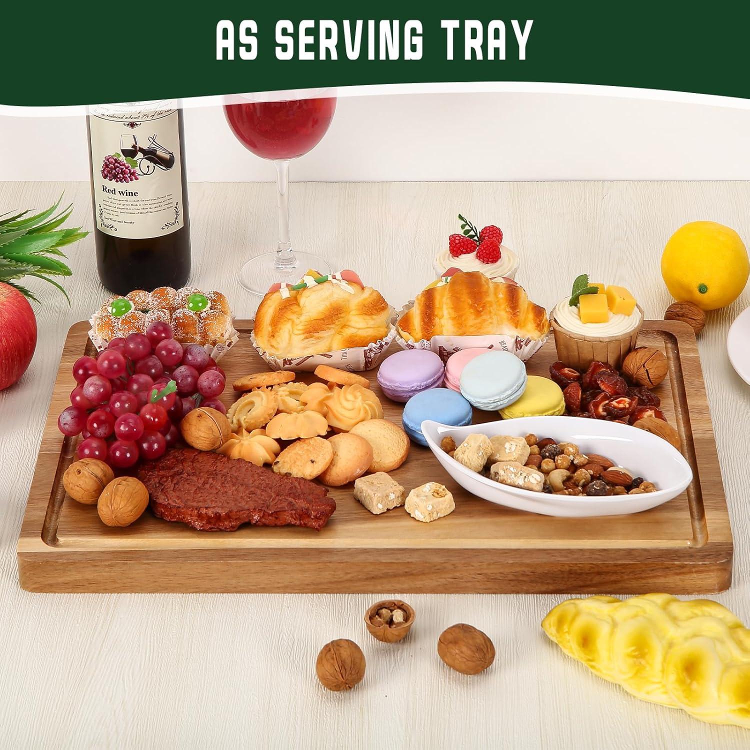 Tabla de Cortar XL de Madera de Acacia GAOMON 45.72x30.48 cm