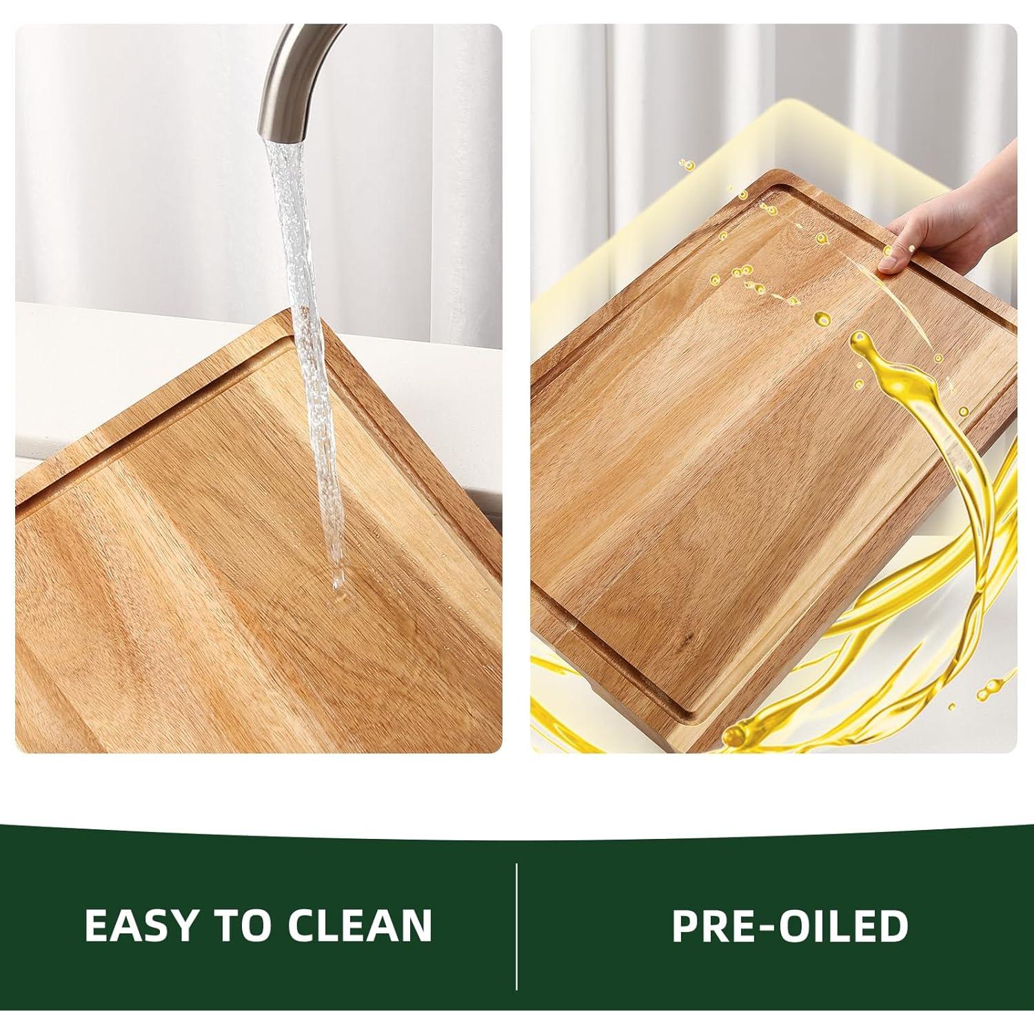 Tabla de Cortar XL de Madera de Acacia GAOMON 45.72x30.48 cm