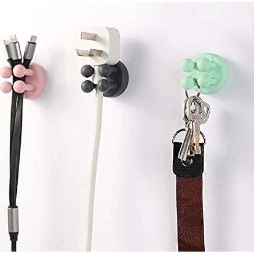 Ganchos Adhesivos de Silicona Defrko - 4 Pcs para Colgar