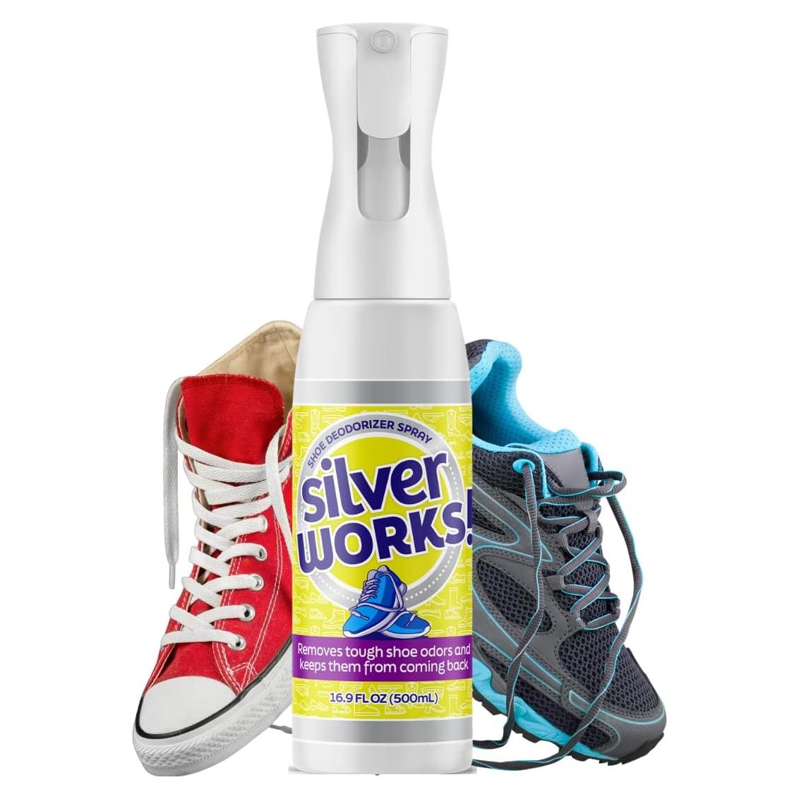 Shoe Deodorizer Spray For Smelly Shoes - Shoe Odor Elimination Spray - Shoe Odor Spray - Boot, Sneaker, Shoe Smell Eliminator - Stinky Shoes Odor Eliminator, Shoe Freshener Spray -16.9oz