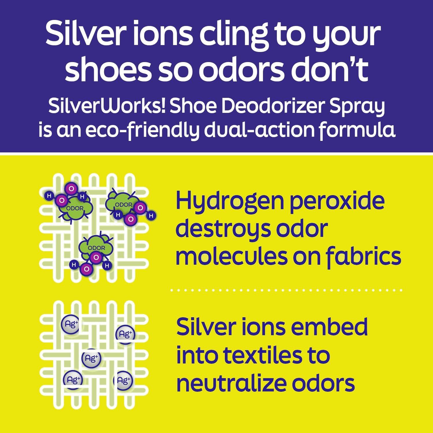 Shoe Deodorizer Spray For Smelly Shoes - Shoe Odor Elimination Spray - Shoe Odor Spray - Boot, Sneaker, Shoe Smell Eliminator - Stinky Shoes Odor Eliminator, Shoe Freshener Spray -16.9oz