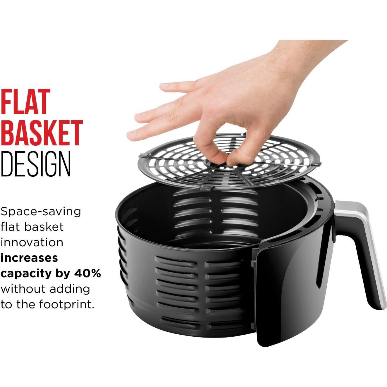 Freidora de Aire Chefman Pequeña 3.6 Qt Digital Antiadherente