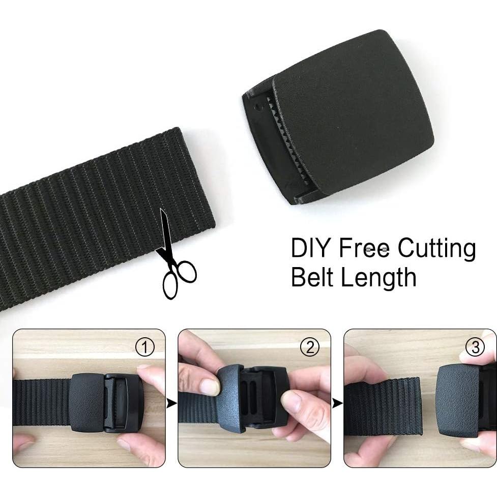 Cinturón Táctico Militar de Nailon Ajustable para Hombres