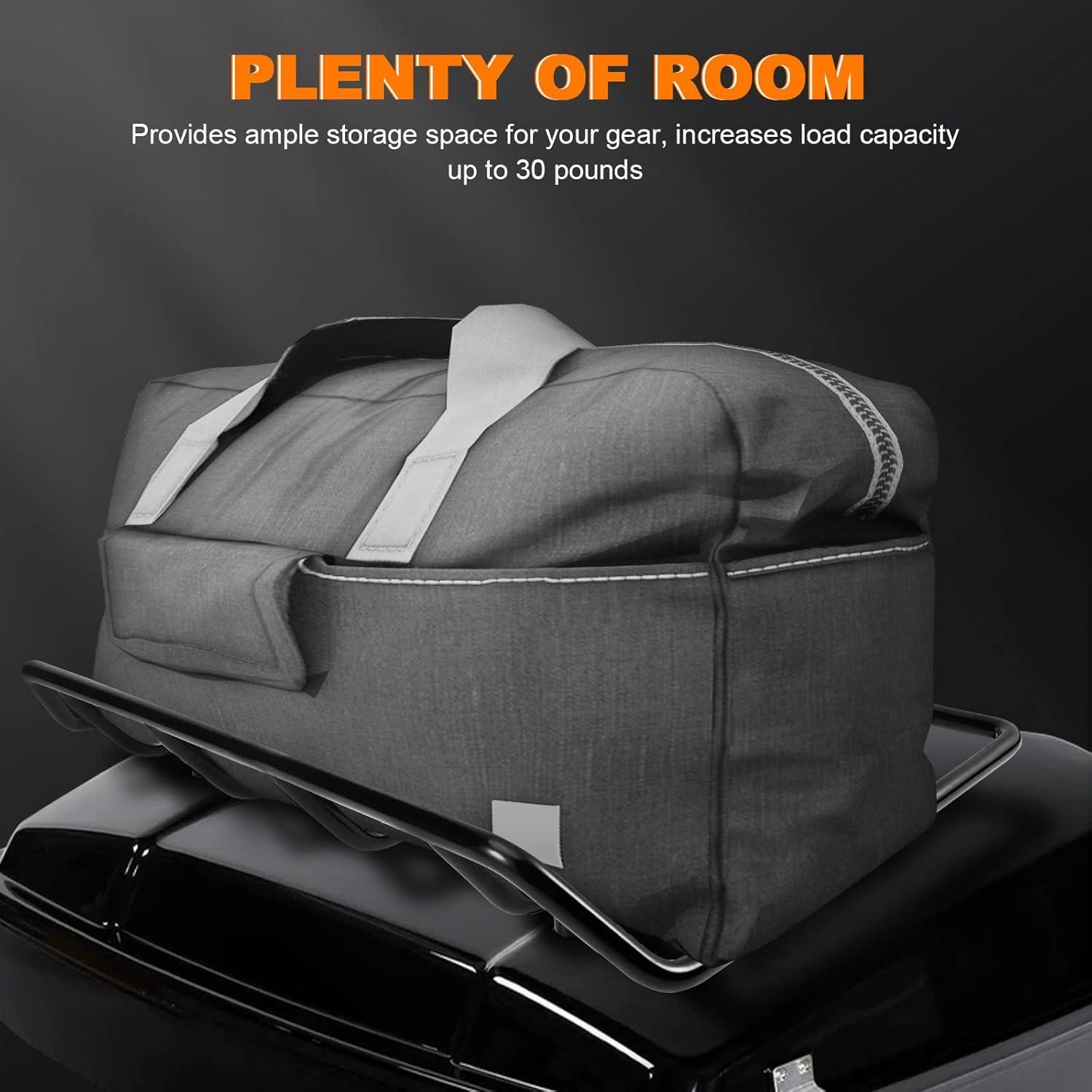 Portaequipajes Eumti Air Wing Negro para Harley Touring 1984-2025