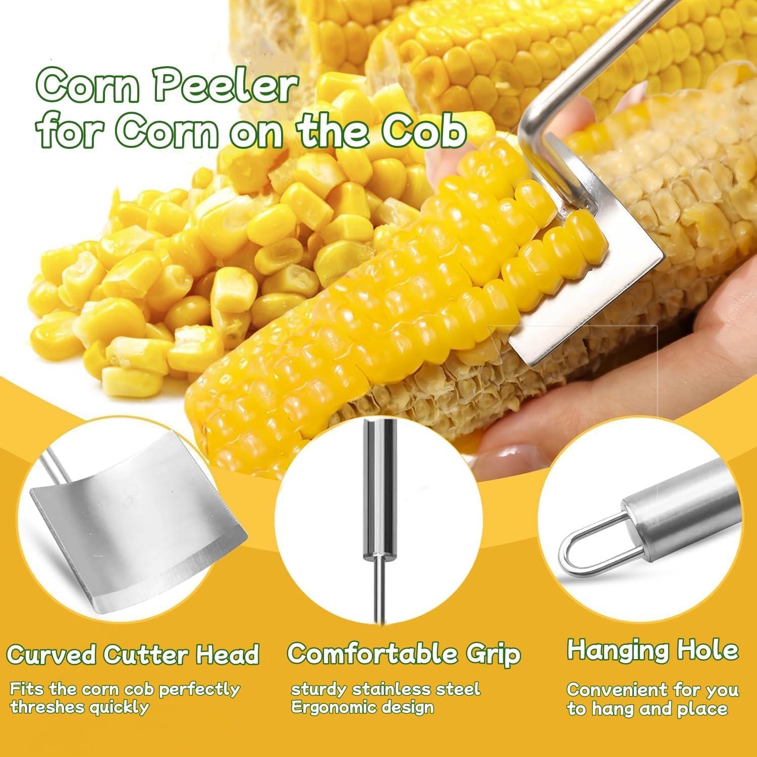 Pelador de Maíz Nicerice de Acero Inoxidable - Eficiente y Seguro