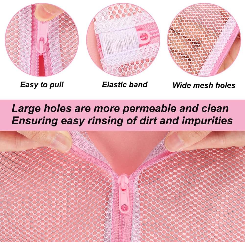 Bolsas de Lavandería de Malla Vivificante 4 Piezas Duraderas