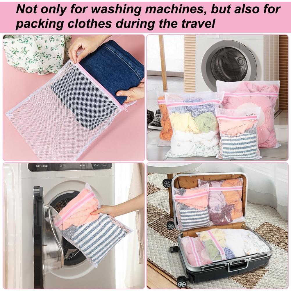 Bolsas de Lavandería de Malla Vivificante 4 Piezas Duraderas