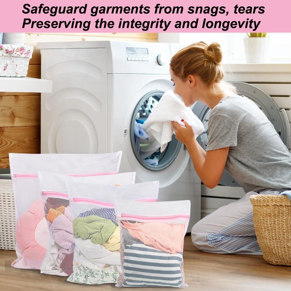 Bolsas de Lavandería de Malla Vivificante 4 Piezas Duraderas