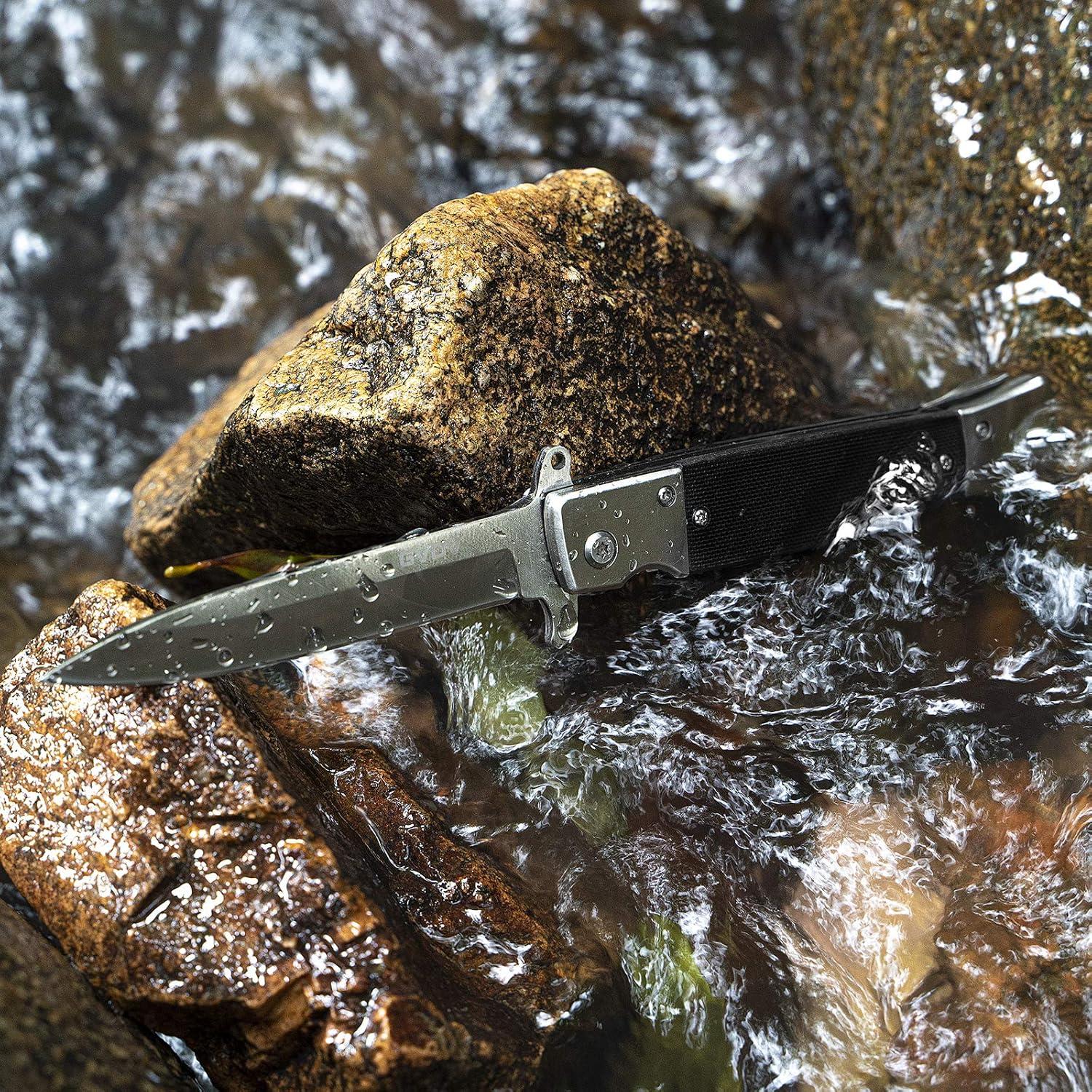 Cuchillo Plegable GVDV EDC Acero Inoxidable 10 cm