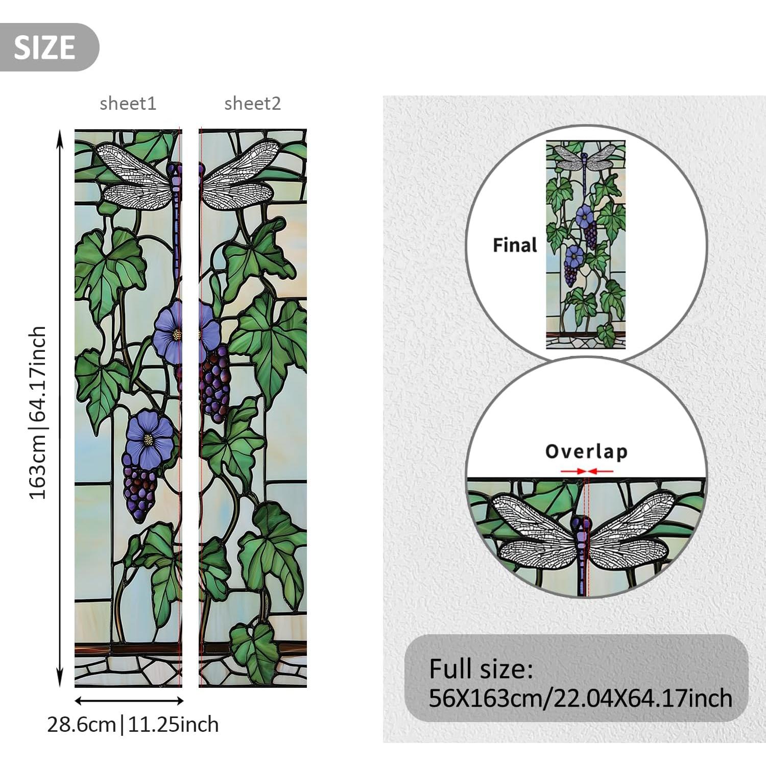 Funda Vinilo Floral para Refrigerador Flortlias 56x163cm