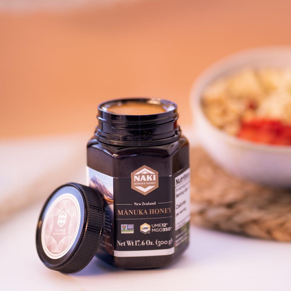 Miel de Manuka NAKI UMF 12+ MGO 350+ 500g - Certificada