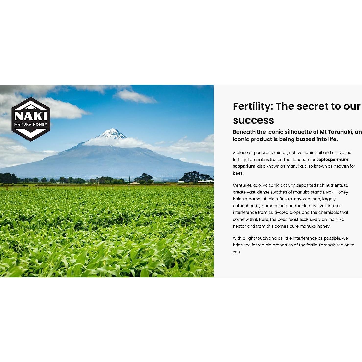 Miel de Manuka NAKI UMF 12+ MGO 350+ 500g - Certificada