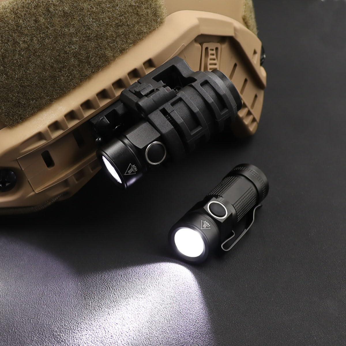 Linterna LED Mini LThyzsbz para Casco Táctico 500 Lúmenes