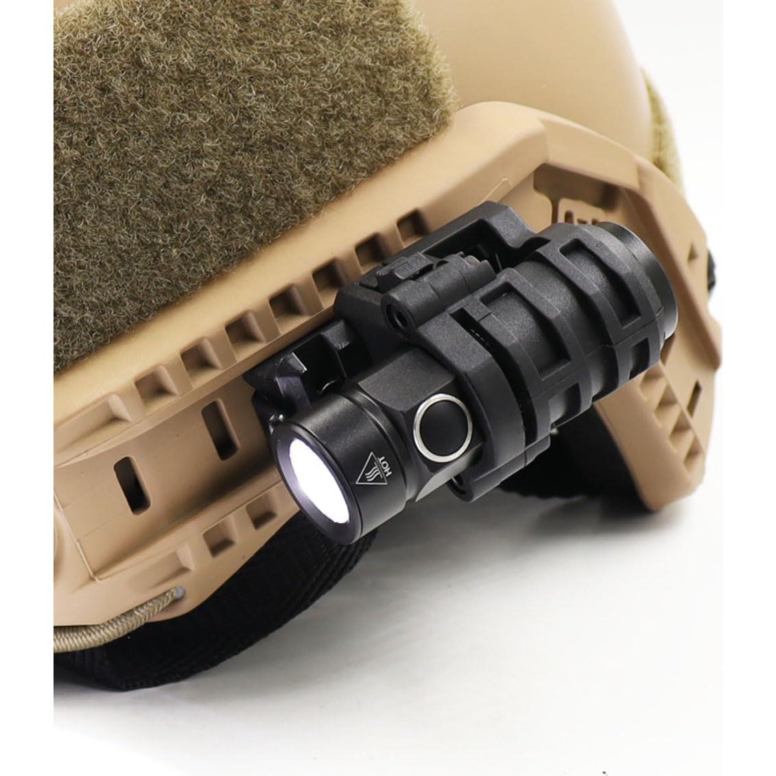 Linterna LED Mini LThyzsbz para Casco Táctico 500 Lúmenes