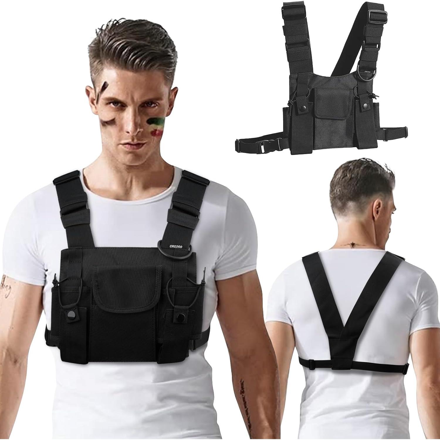 Chaleco Croogo Universal para Walkie Talkie Manos Libres