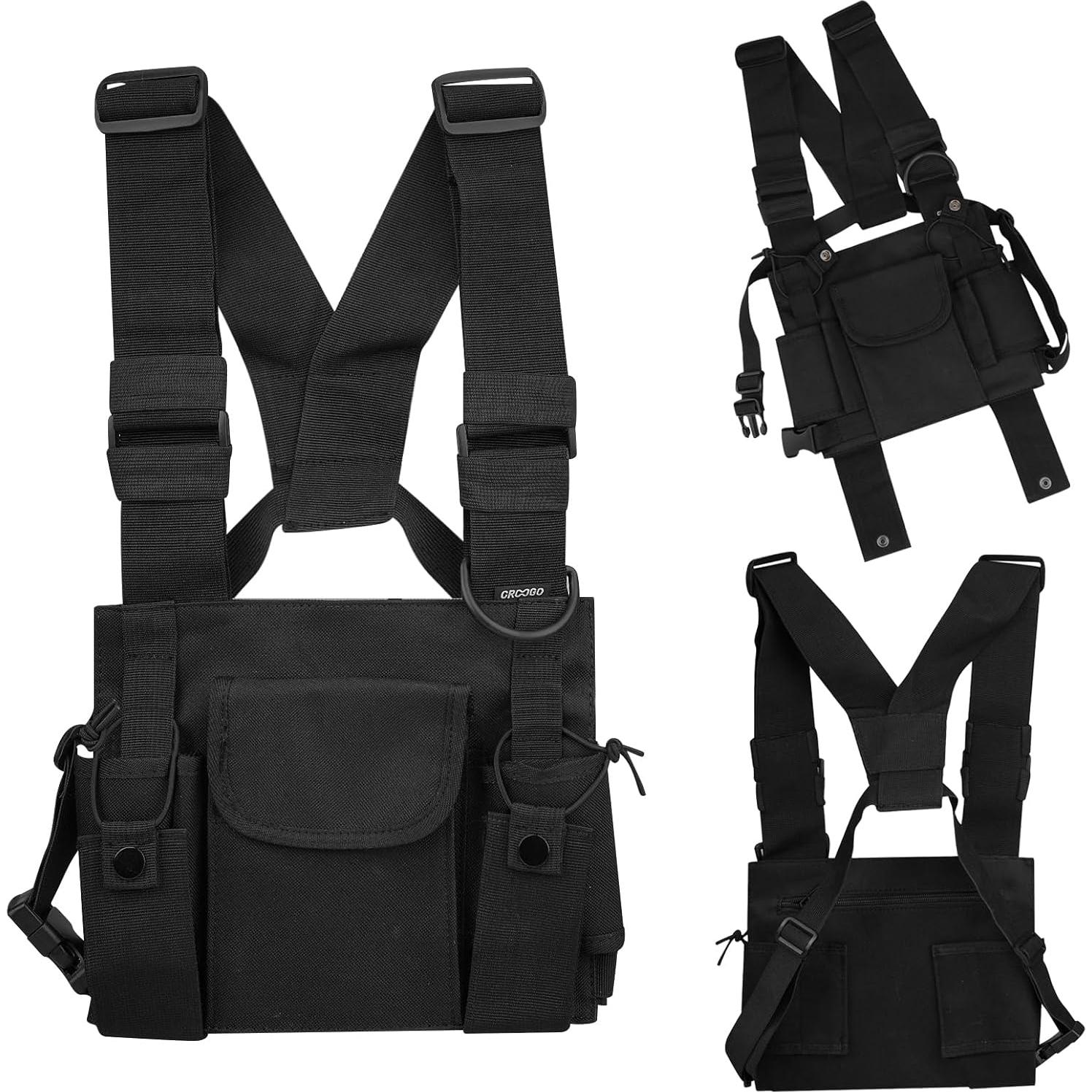 Chaleco Croogo Universal para Walkie Talkie Manos Libres