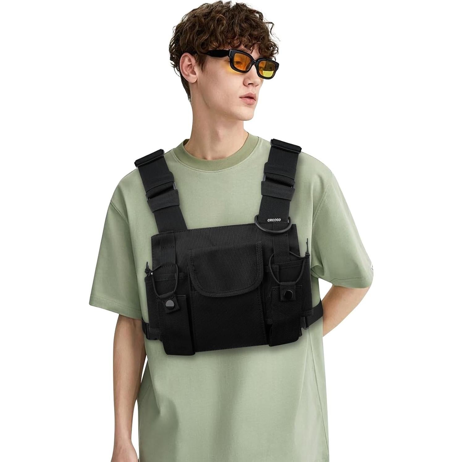 Chaleco Croogo Universal para Walkie Talkie Manos Libres