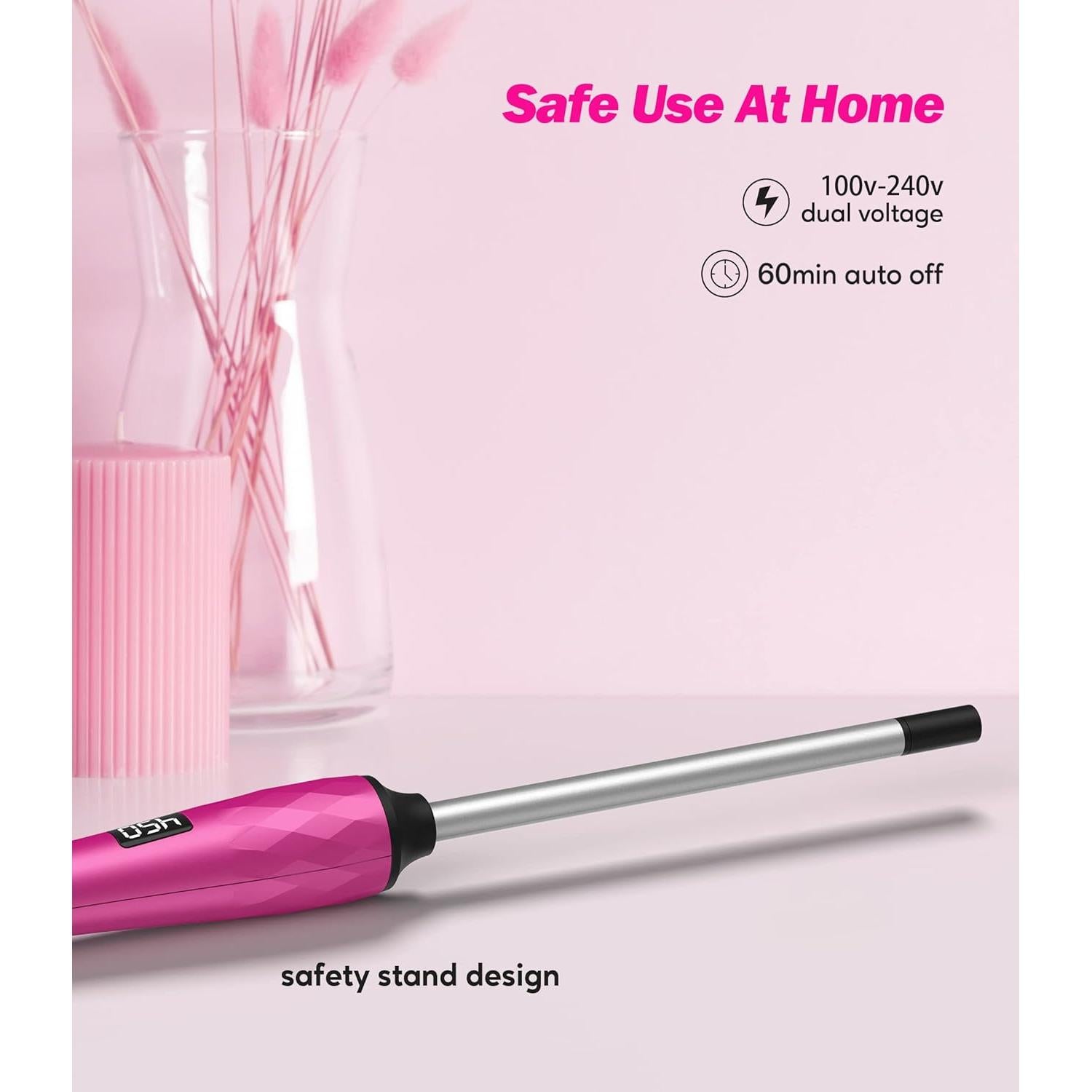 Rizador de Cabello FARERY 9mm Cerámica con Aceite de Argán