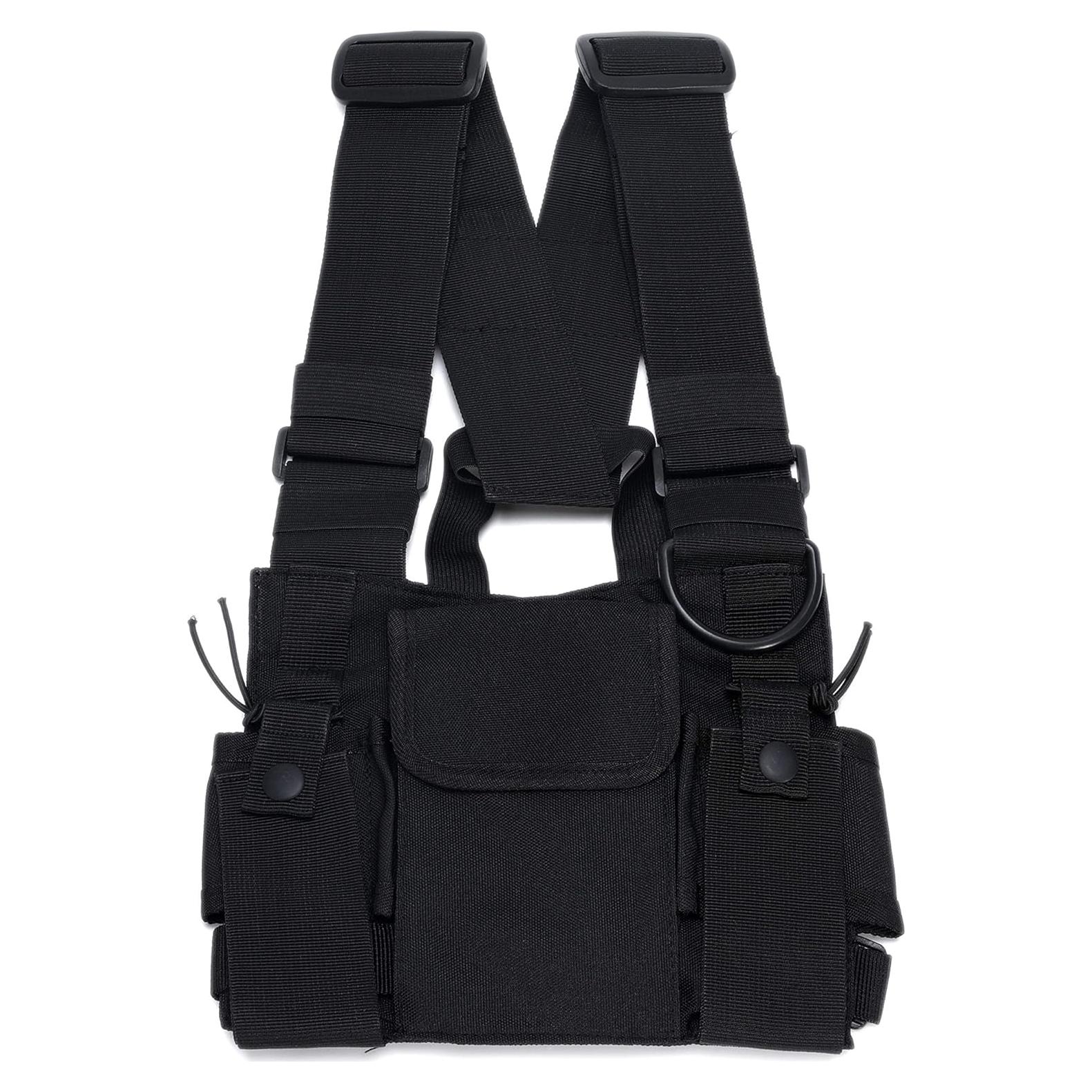 Arnés de Pecho LAGESUN RBH0001BL Ajustable con Bolsillos