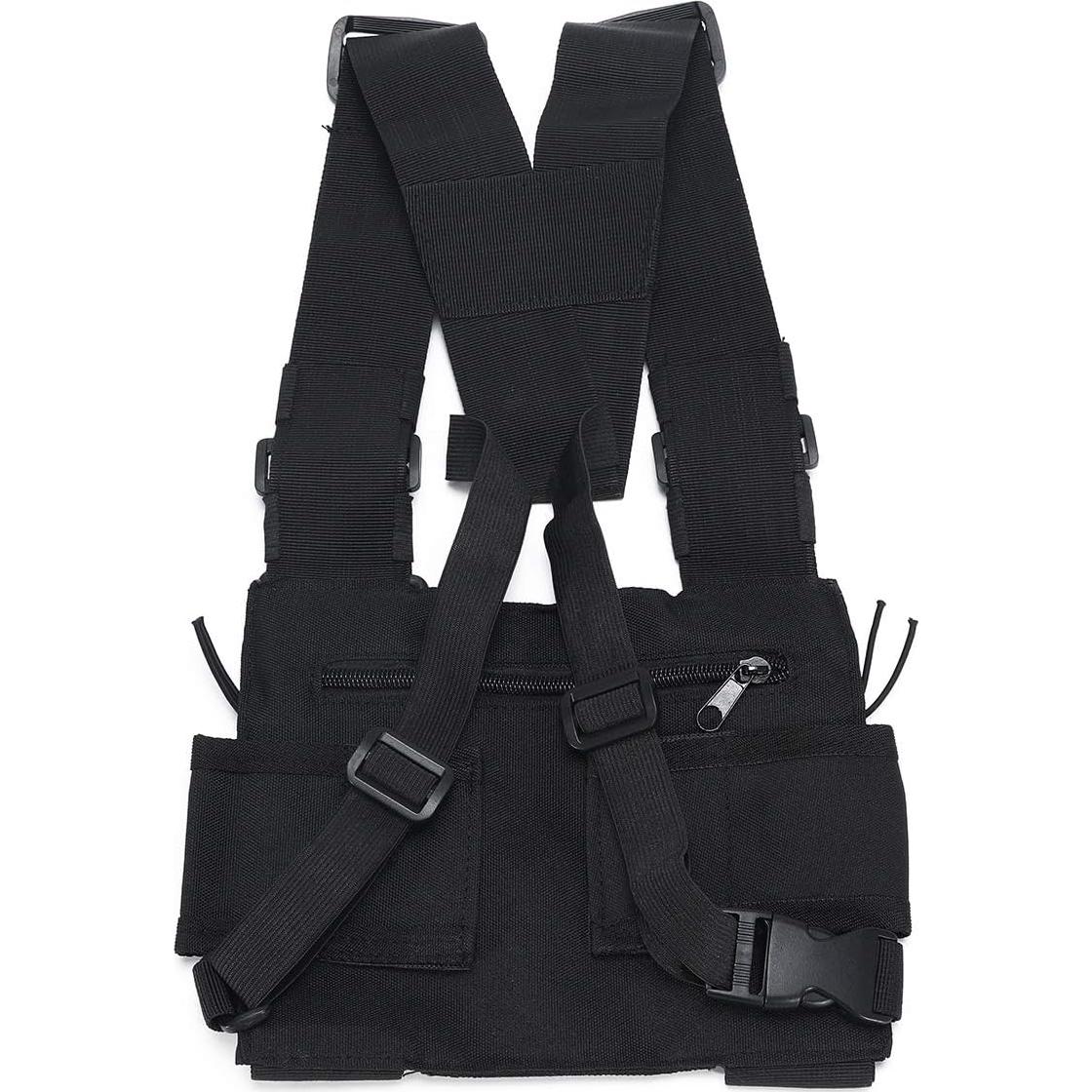 Arnés de Pecho LAGESUN RBH0001BL Ajustable con Bolsillos