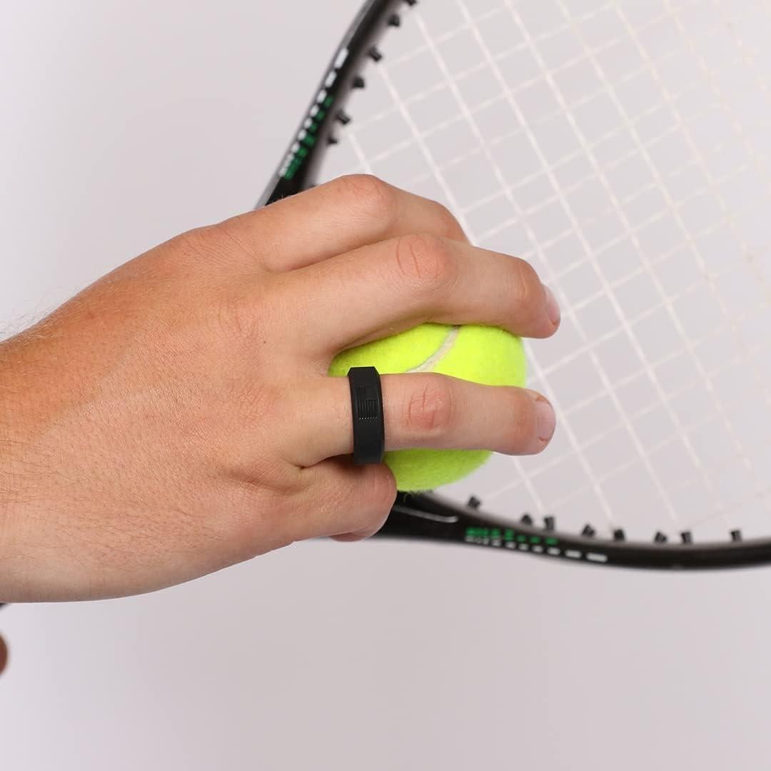 Anillo de Silicona S A para Hombres - 5 Pack Clásico Militar