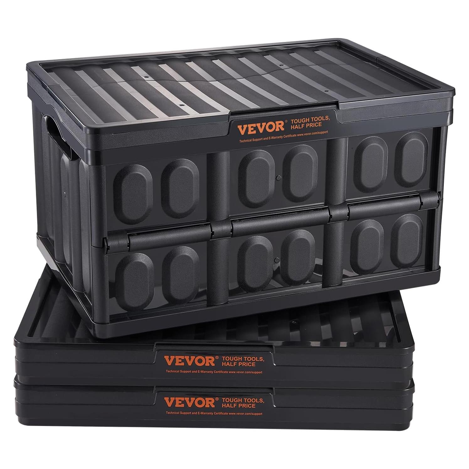 Contenedor de Almacenamiento Plegable VEVOR 45L - 3 Paquetes