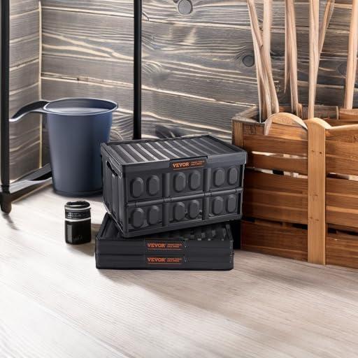 Contenedor de Almacenamiento Plegable VEVOR 45L - 3 Paquetes