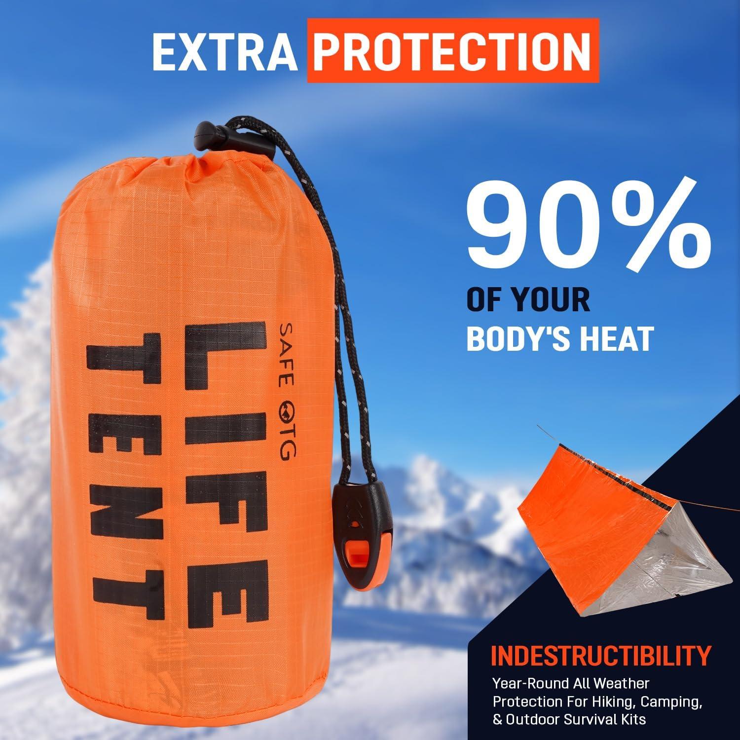 Tienda de Supervivencia Mylar 2 Personas SAFE OTG