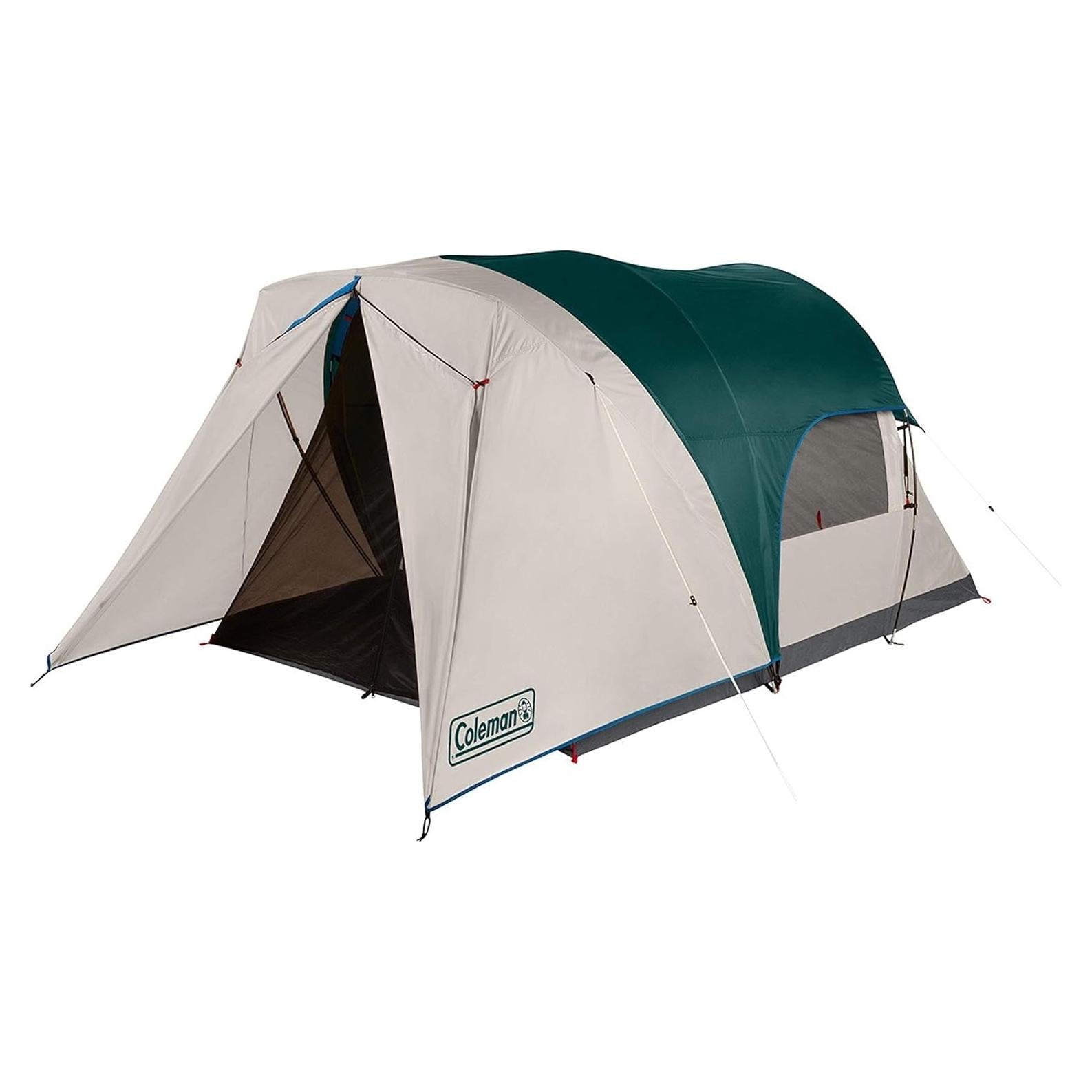 Carpa de Camping Coleman Porche Impermeable 4 Personas Verde
