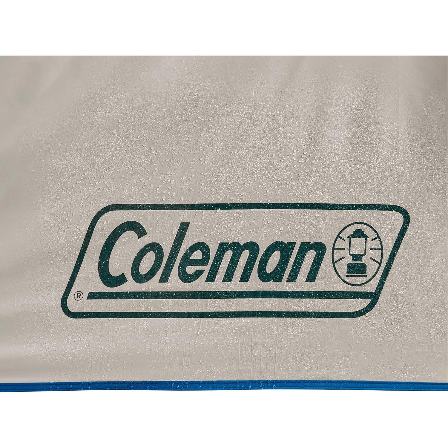 Carpa de Camping Coleman Porche Impermeable 4 Personas Verde