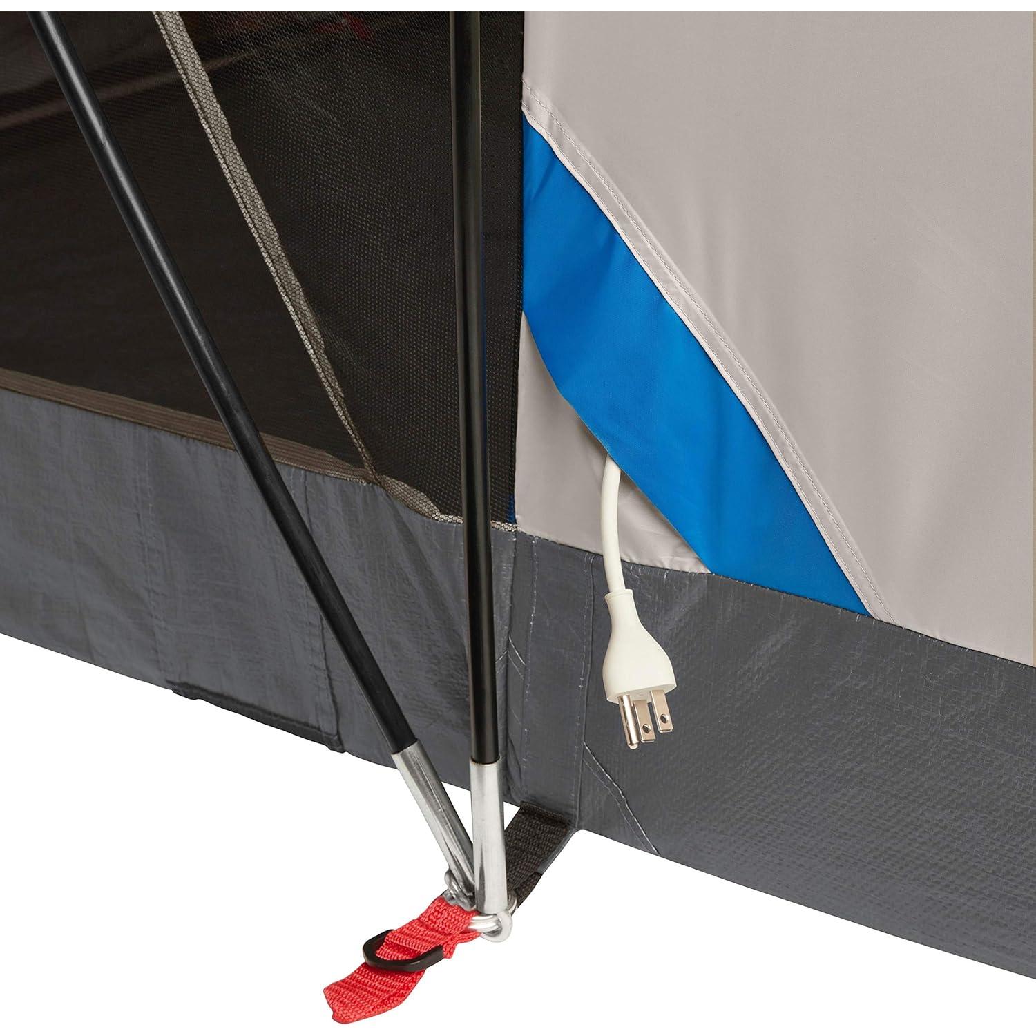 Carpa de Camping Coleman Porche Impermeable 4 Personas Verde