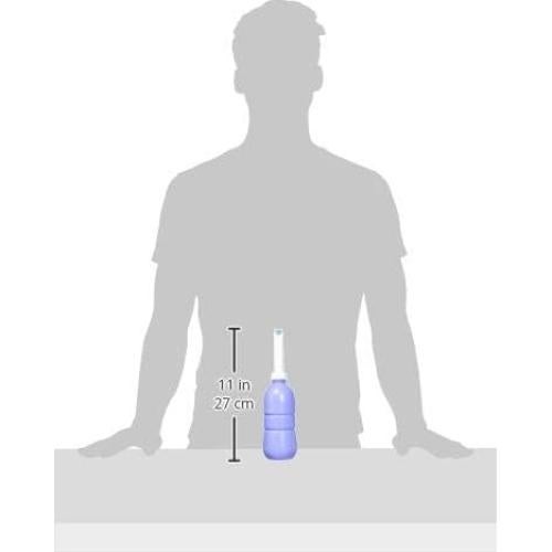 Brondell GoSpa Travel Bidet GS-70 Easy-to-use Portable Bidet with Convenient Nozzle Storage, Travel Bag, 400 ml Capacity, and Angled Nozzle Spray