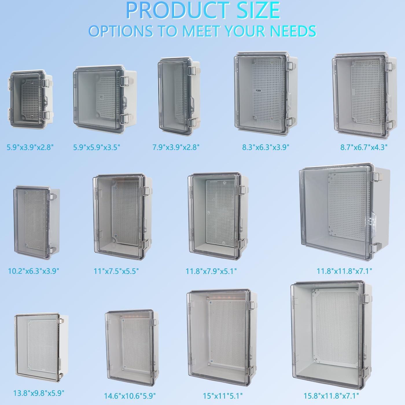 Caja de Conexiones Impermeable IP67 LuSumtly 15x10x7 cm