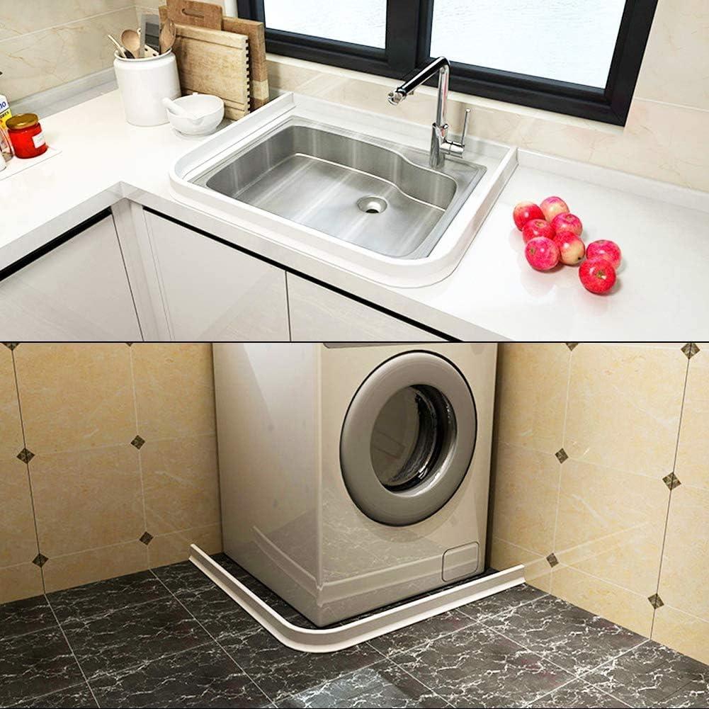 Duzzy 39 Inch Collapsible Shower Threshold Water Dam, Ideal for Wheelchair Accessible, Suitable for Accessibility ADA Handicap Showers