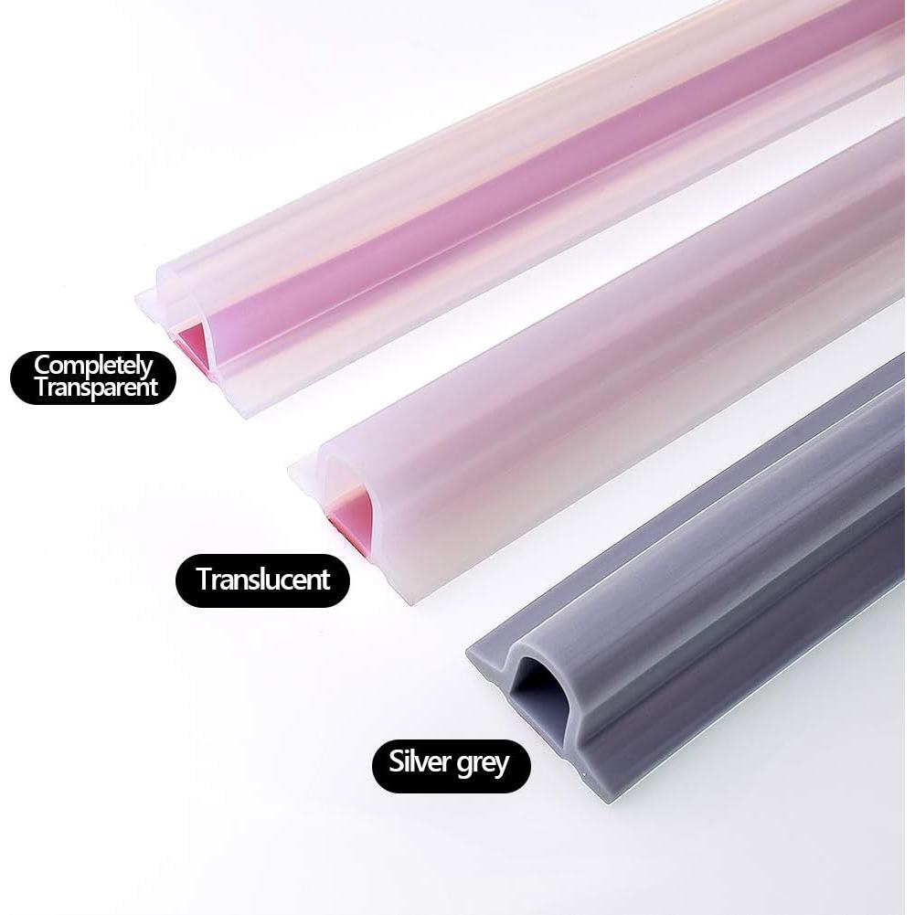 Duzzy 39 Inch Collapsible Shower Threshold Water Dam, Ideal for Wheelchair Accessible, Suitable for Accessibility ADA Handicap Showers