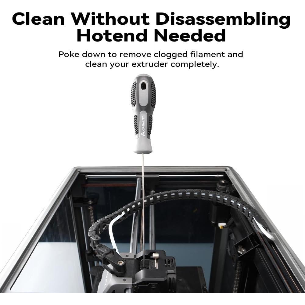 Kit de Limpieza de Boquillas Creality Clog Poke 210mm