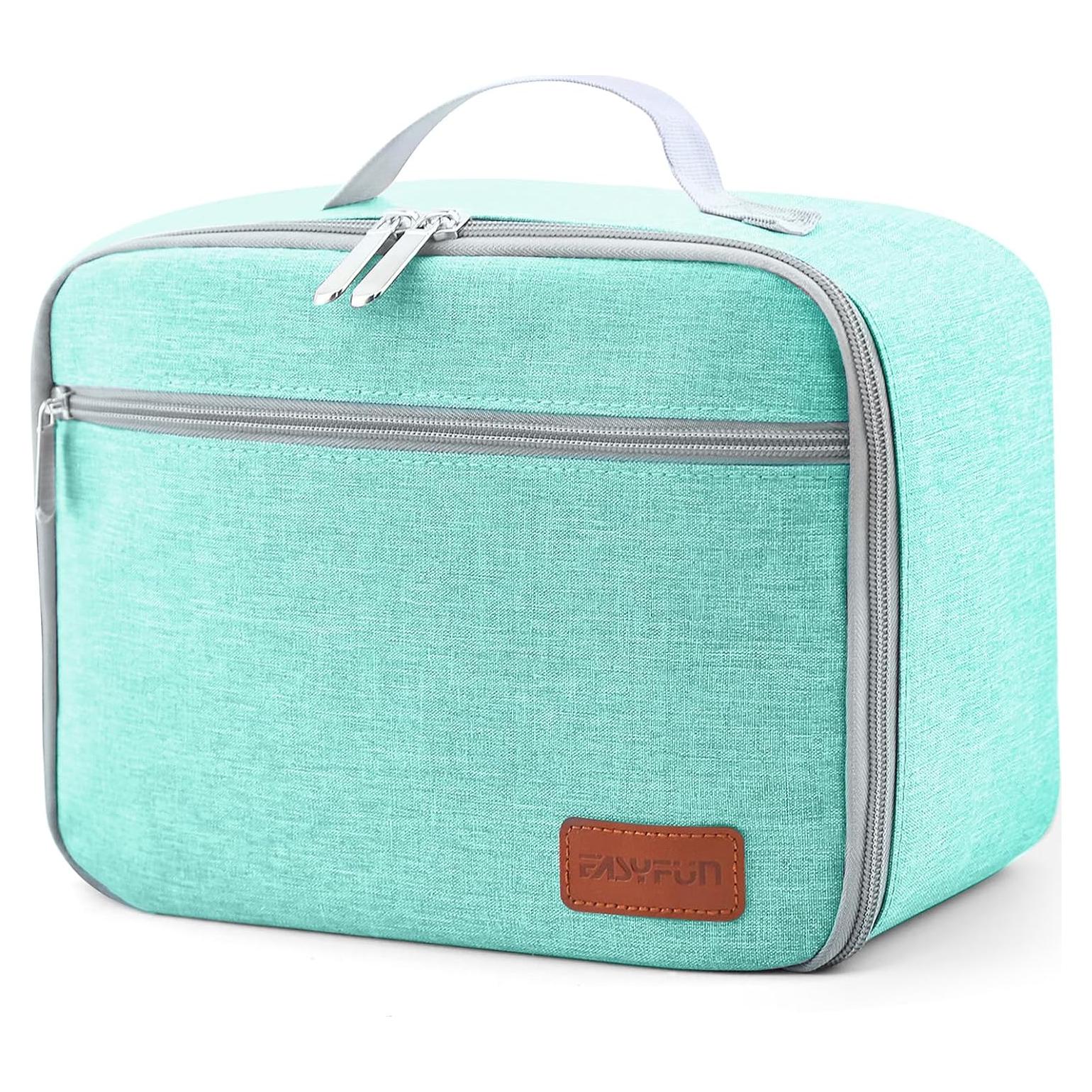 Bolsa de Almuerzo Aislada EASYFUN Verde 11.5L para Trabajo