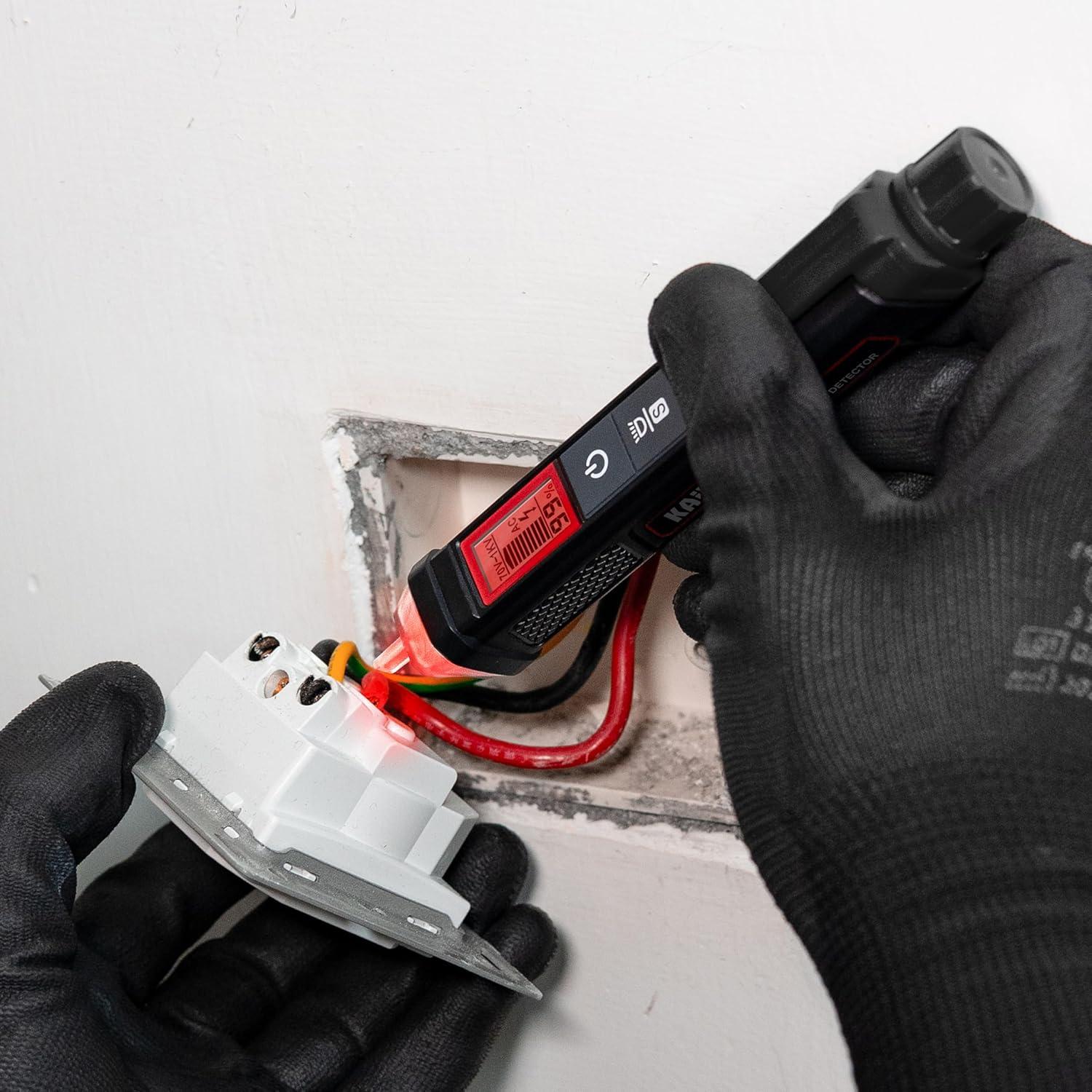 Probador de Voltaje Sin Contacto KAIWEETS HT100s - Doble Rango AC 12-1000V