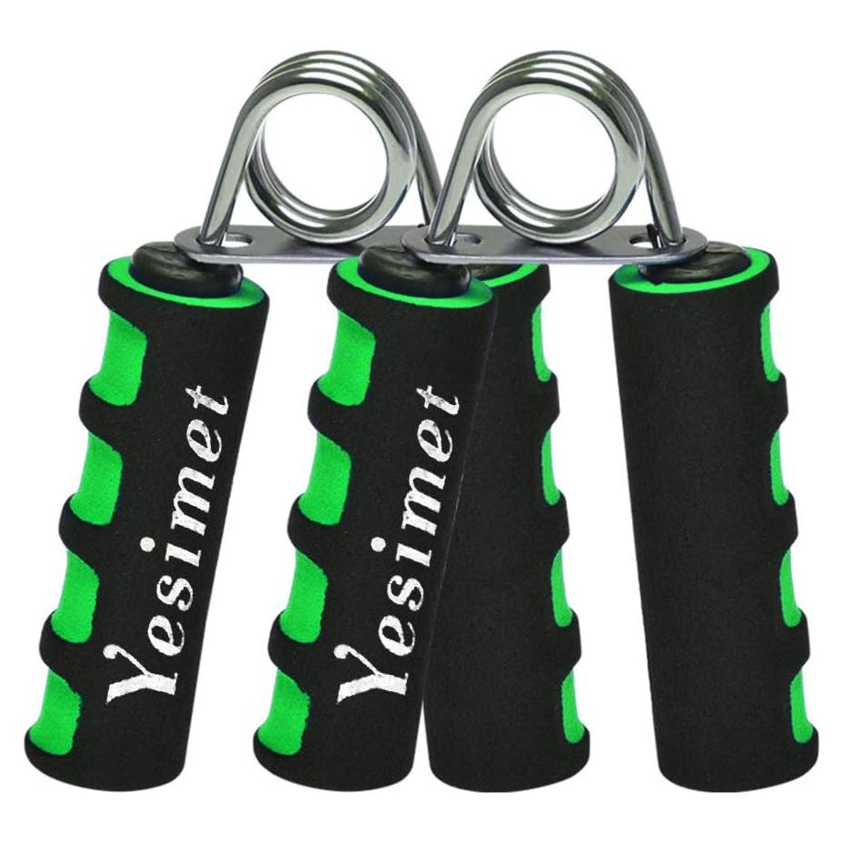 Juego de Fortalecedores de Agarre YESIMET - 2 Unidades Verde