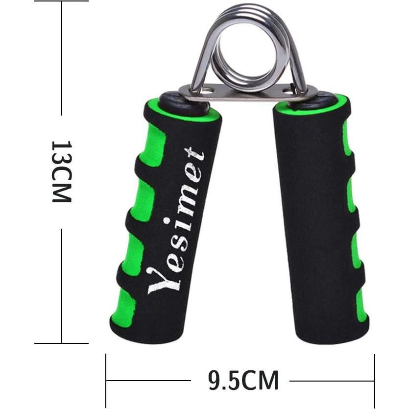Juego de Fortalecedores de Agarre YESIMET - 2 Unidades Verde