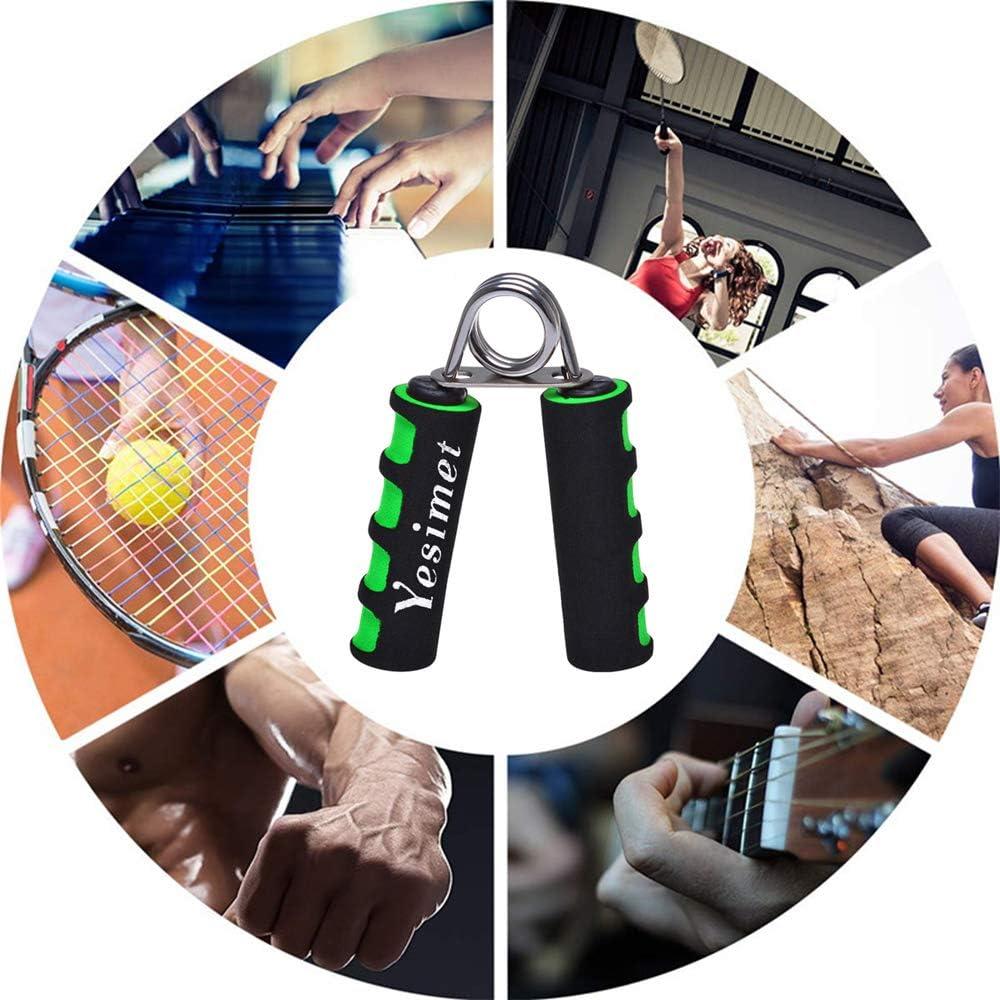 Juego de Fortalecedores de Agarre YESIMET - 2 Unidades Verde