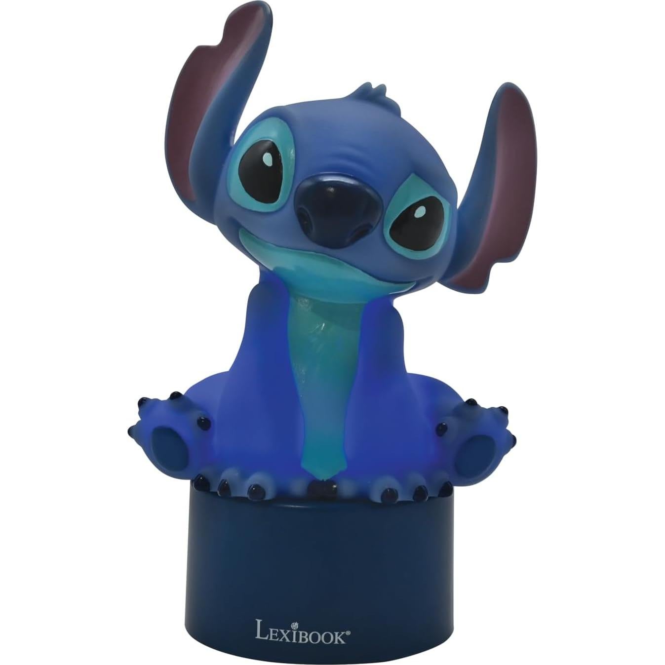 Luz Nocturna con Altavoz Lexibook Disney Stitch Azul