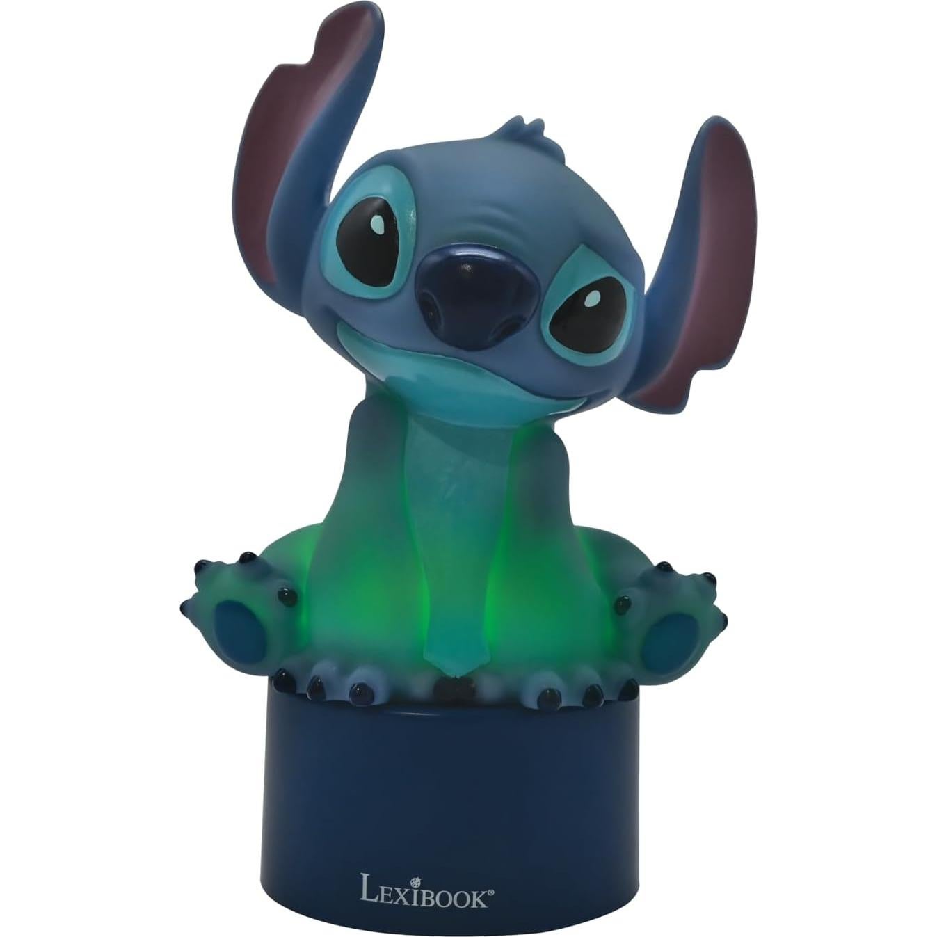 Luz Nocturna con Altavoz Lexibook Disney Stitch Azul