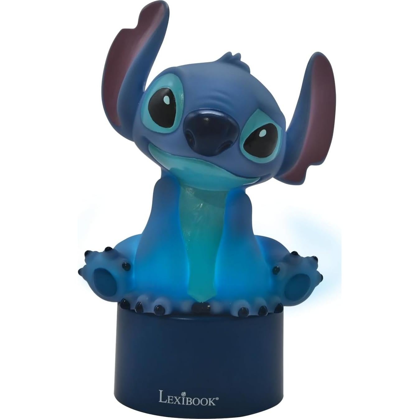 Luz Nocturna con Altavoz Lexibook Disney Stitch Azul
