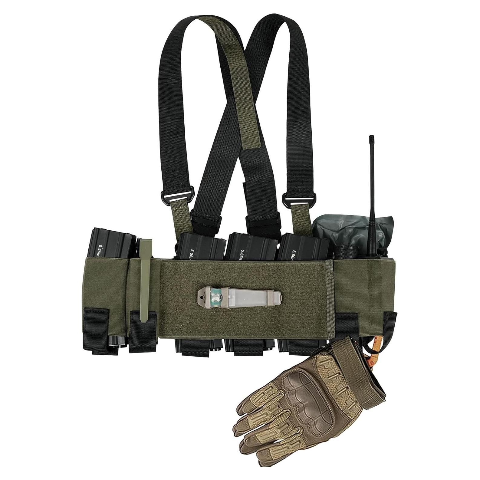 Arnés Táctico COMO GEAR Ajustable para Equipos de Combate