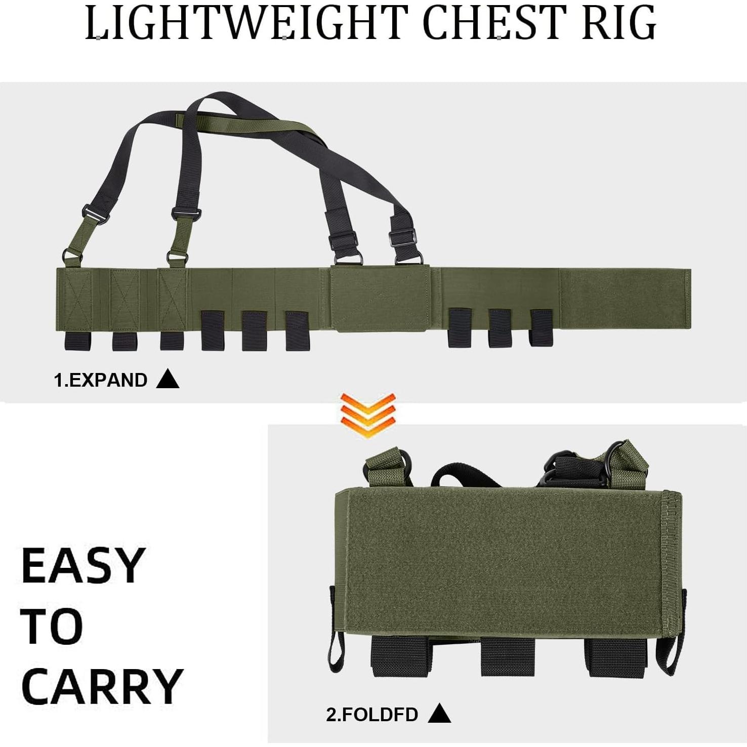 Arnés Táctico COMO GEAR Ajustable para Equipos de Combate