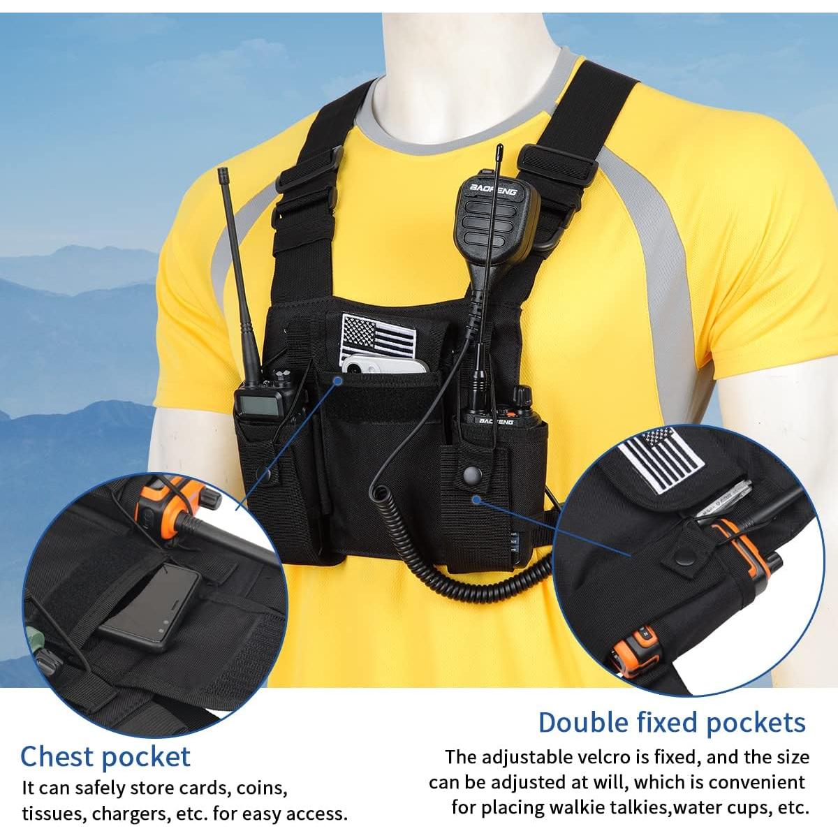 Arnés de Hombro MANGEMA PT-08 para Radio de Dos Vías