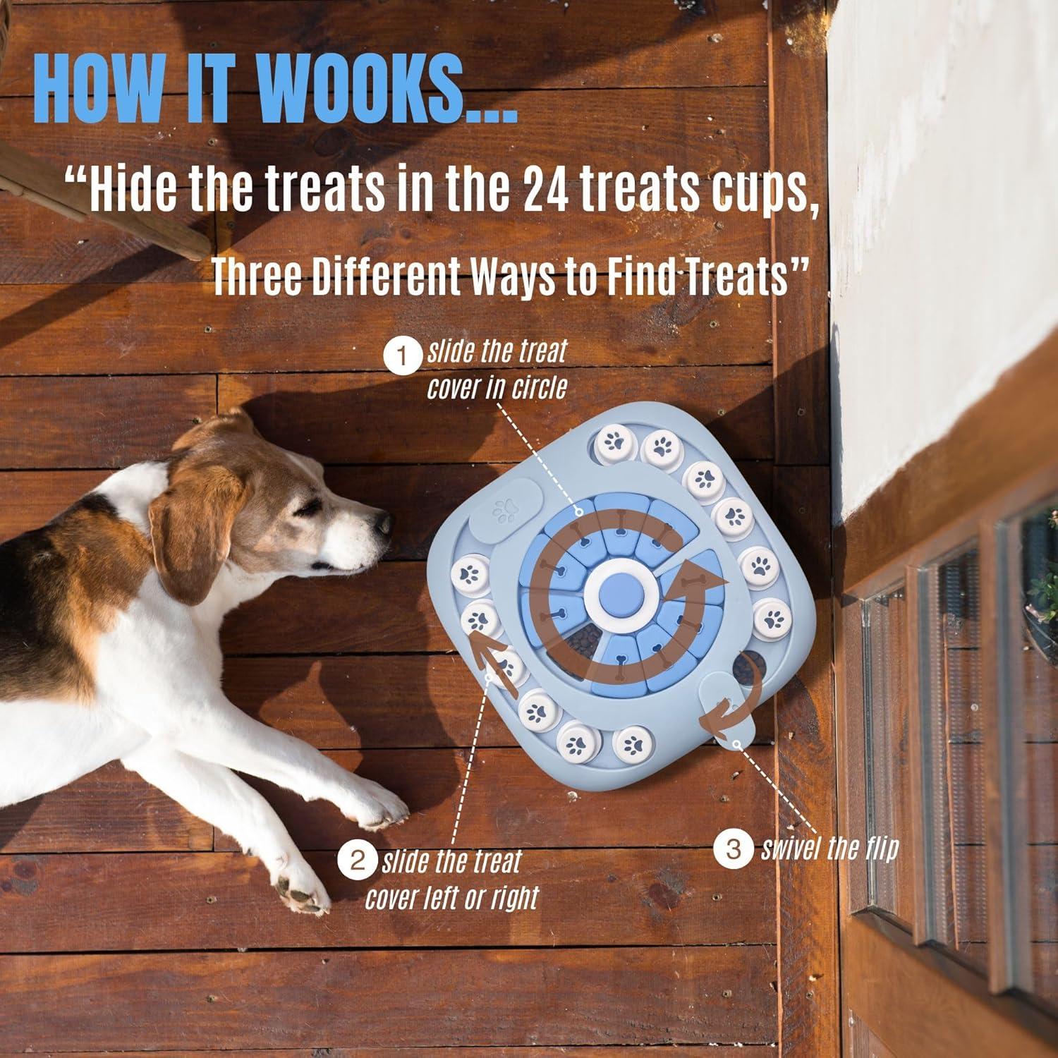 Rompecabezas Interactivo para Perros DUDULOVY Nivel 2 30x30cm