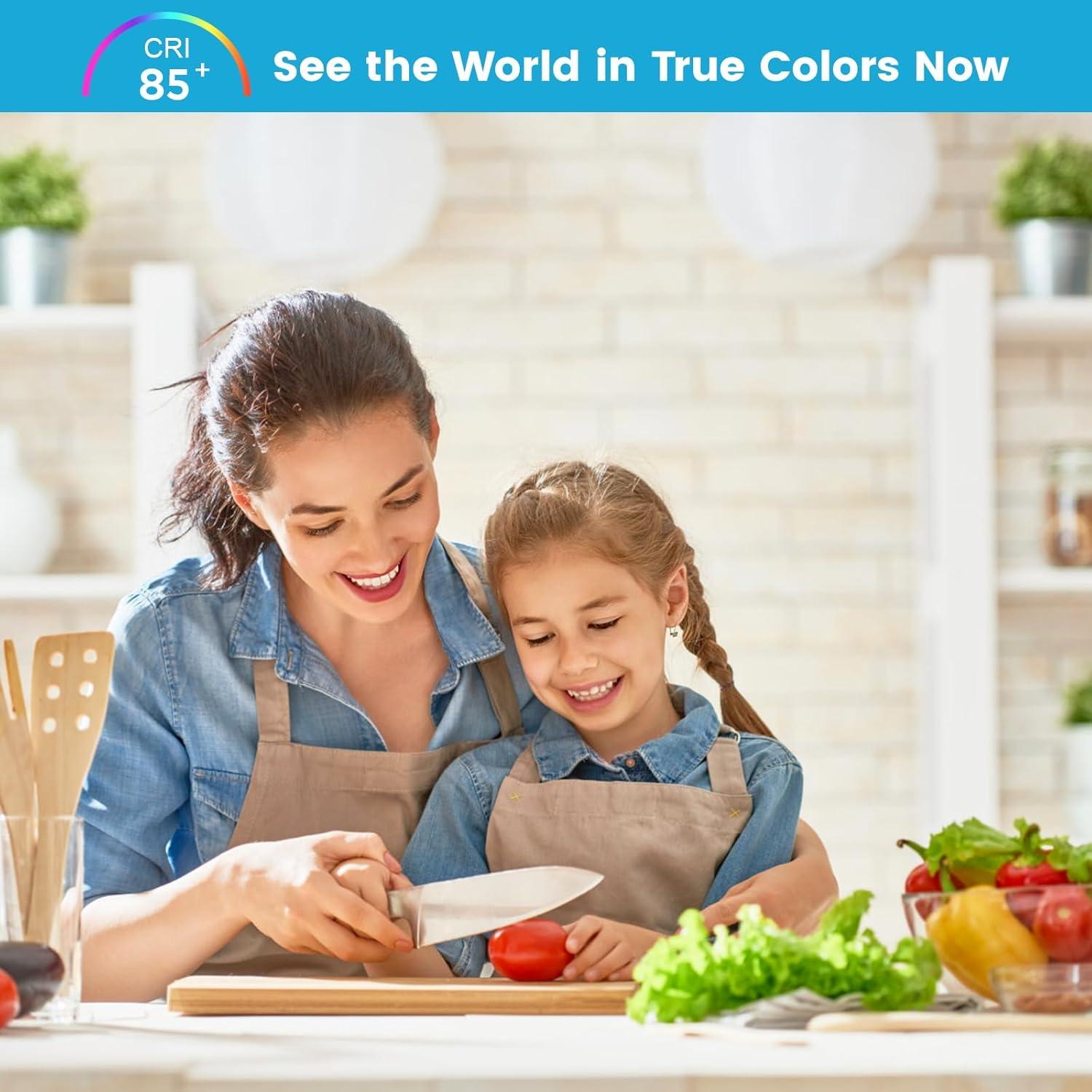 Bombillas LED Torkase A19 13W 1500 lúmenes 2700K paquete de 4